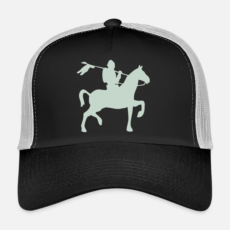Chevalier guerrier à cheval Casquette trucker 