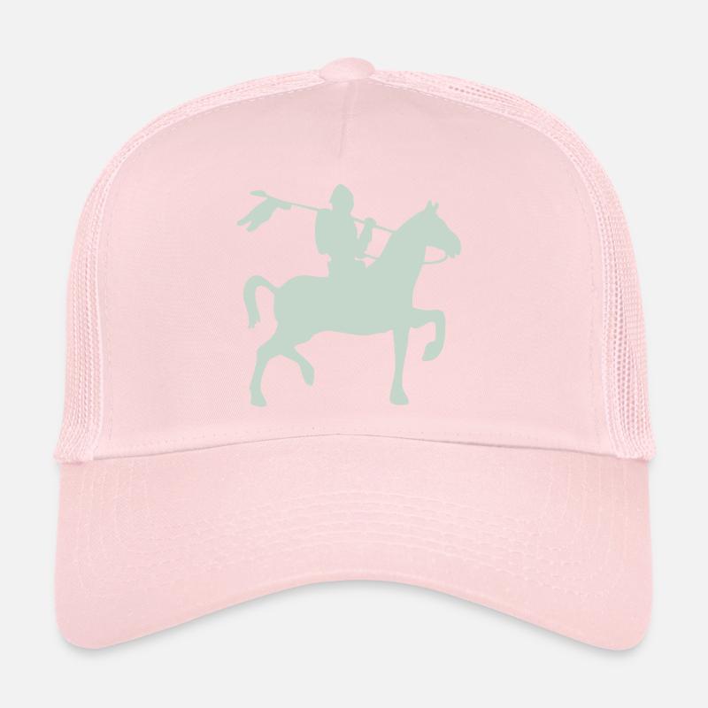Ritter Krieger auf ein Pferd Trucker Cap