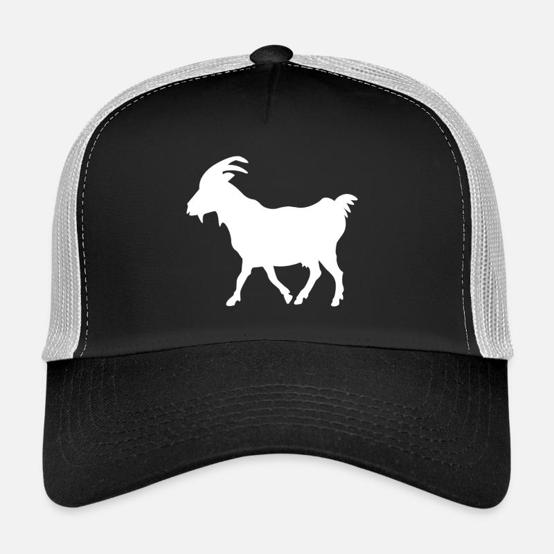 Blanc de chèvre Casquette trucker 