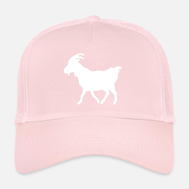 Blanc de chèvre Casquette trucker 