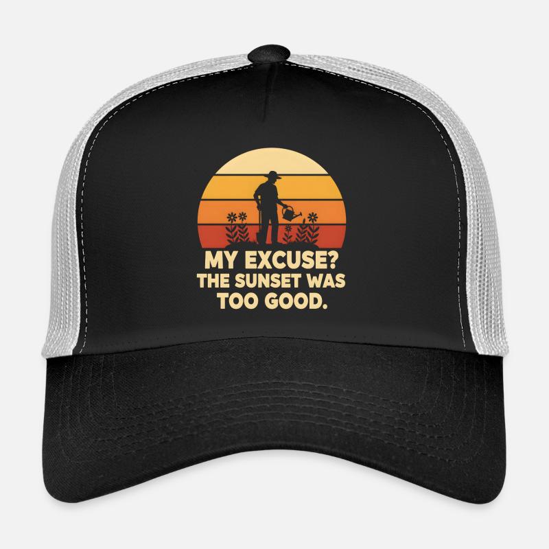 Jardinier au soleil: excuses acceptées Casquette trucker 