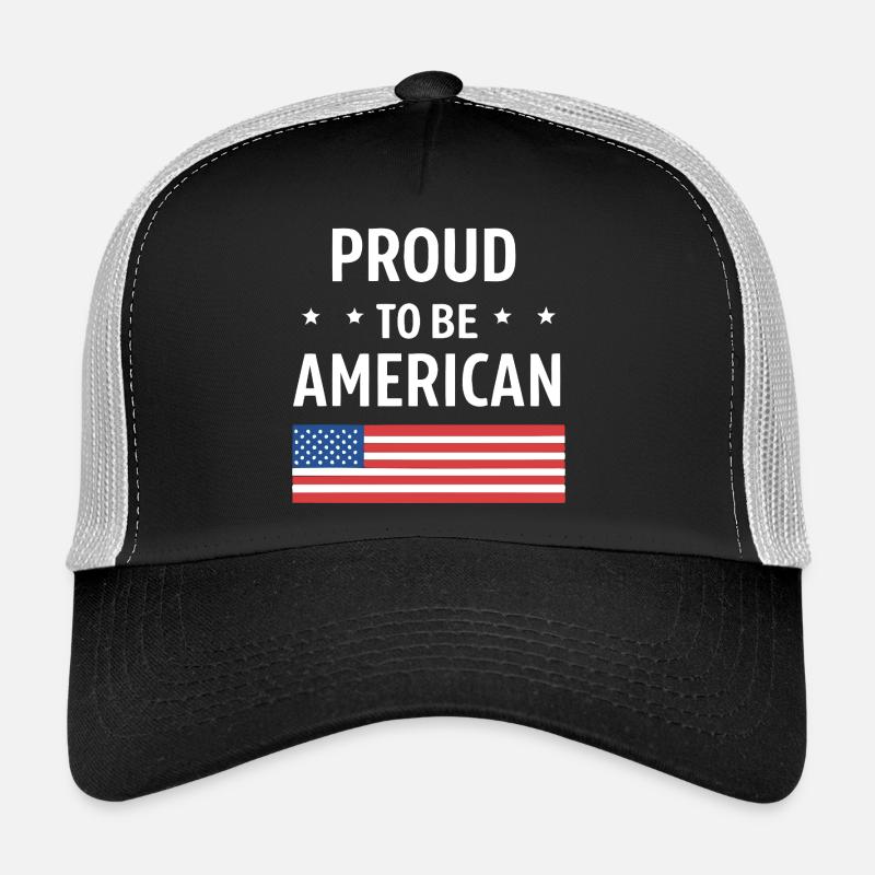 American Pride with US Flag Trucker Cap