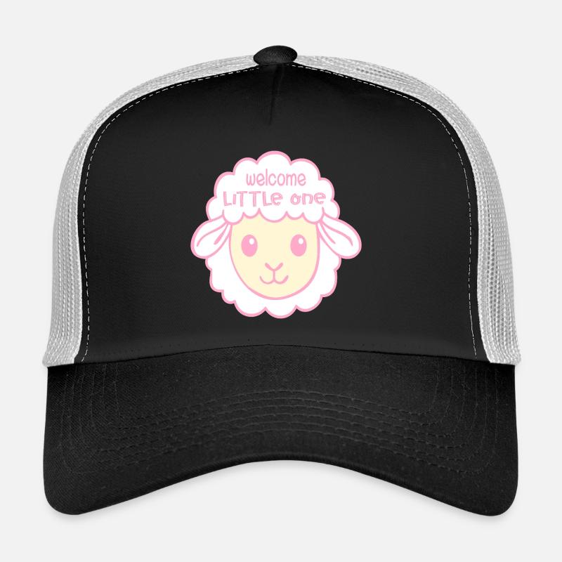 Welcome Baby Birth Sheep Trucker Cap