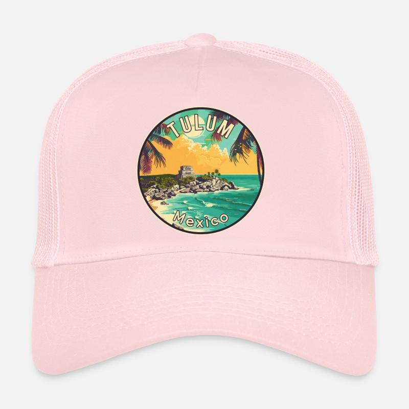 Tulum in Mexiko Tropisches Paradies Reisekunst Trucker Cap
