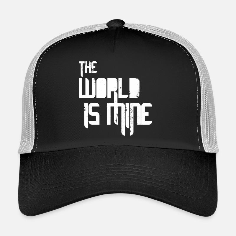 World Is Mine - White Trucker Cap