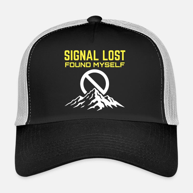 Signal Lost Found MySelf Trucker Cap