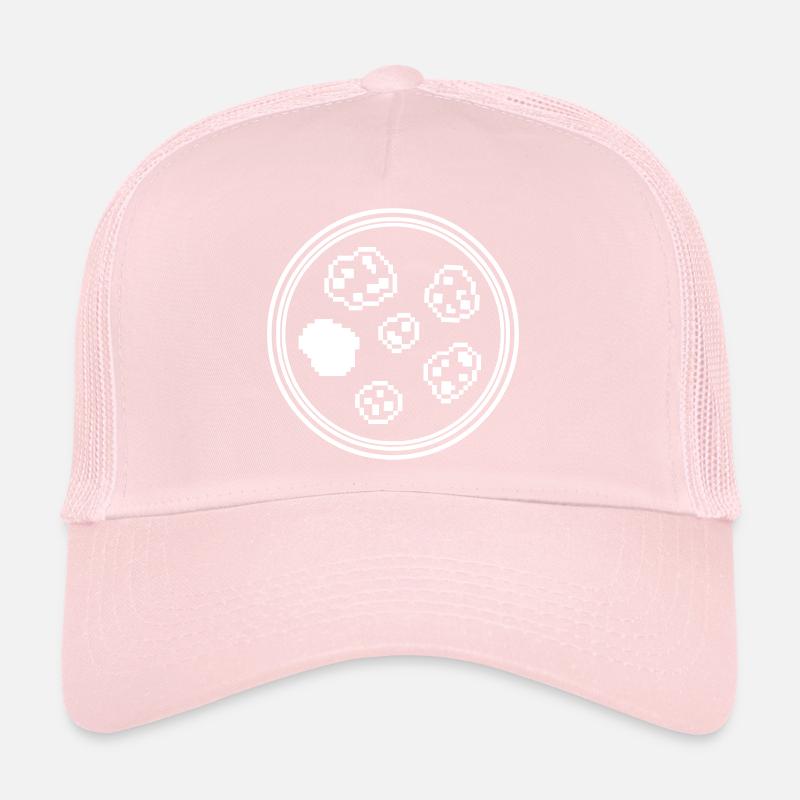 Petri dish pixel art bacteria Trucker Cap