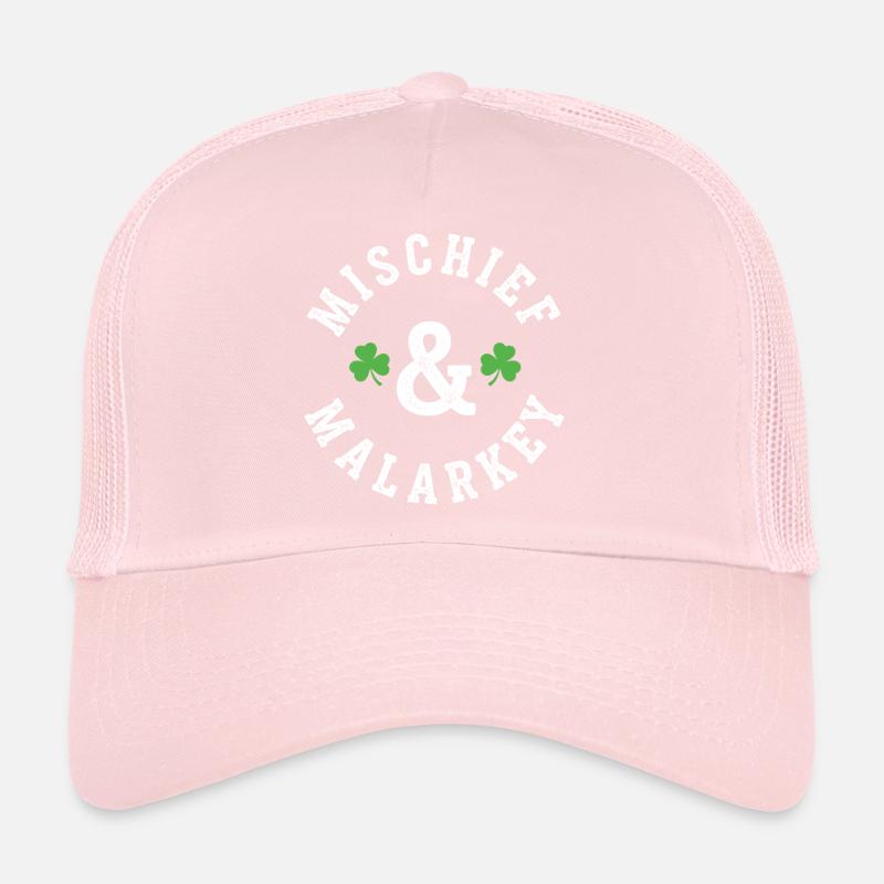 Mischief & Malarkey Shamrock Logo Casquette trucker 