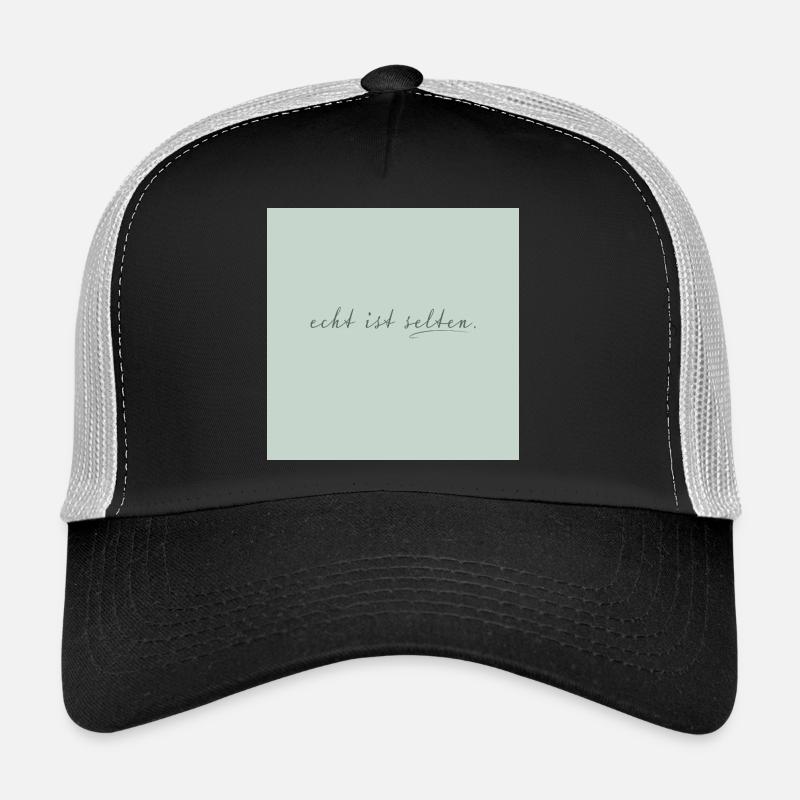Le réel est rare – affiche de citation minimaliste Casquette trucker 