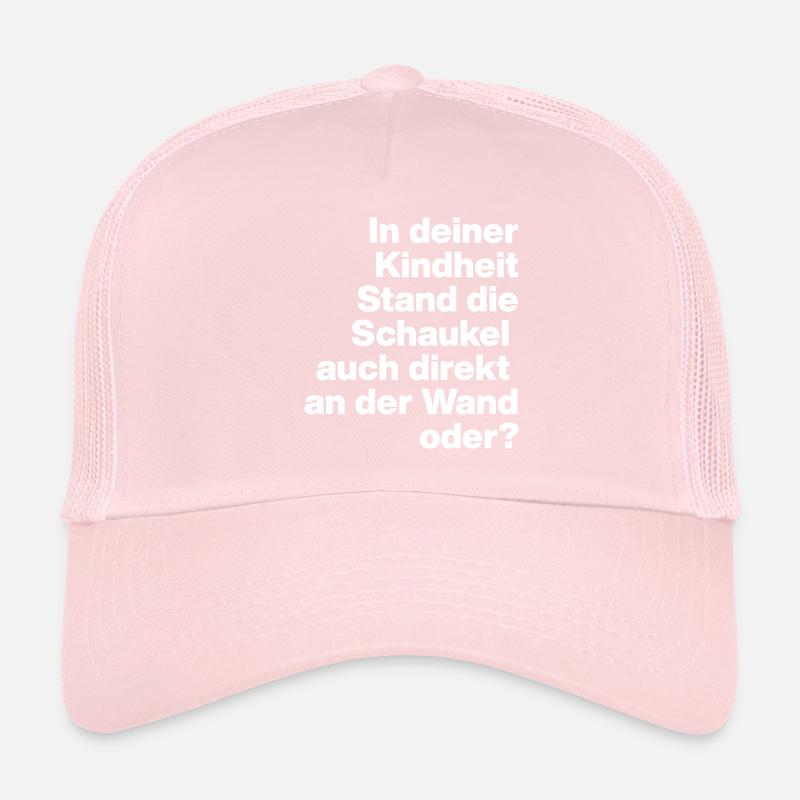 SWING ON THE WALL, STUPID, SARCASM, NAUGHTY Trucker Cap
