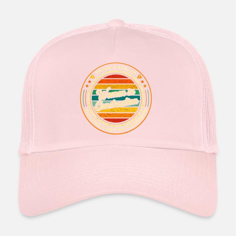 Femmes dans la construction fortes et compétentes Casquette trucker 