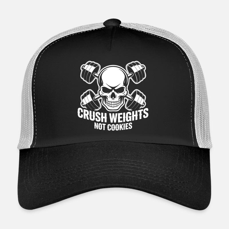 Salle de Crush Weights Sans Sucre Casquette trucker 