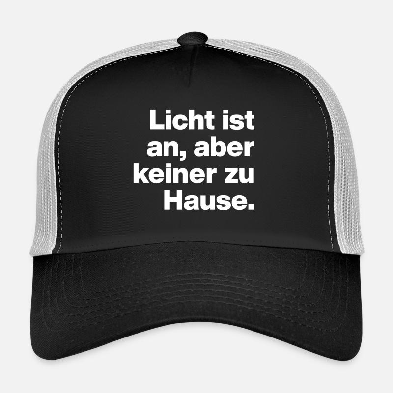 LIGHTS ARE ON, BUT NO ONE IS HOME. SARCASM LICH Trucker Cap