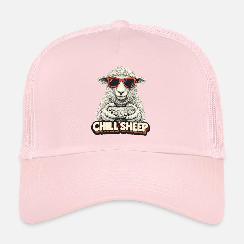 Chill Sheep with Controller Trucker Cap