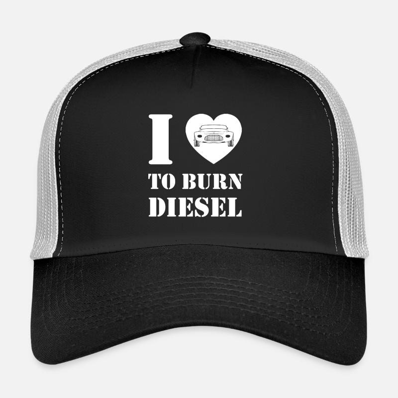 J’adore la combustion diesel Casquette trucker 