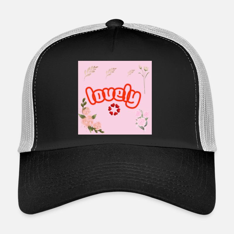 Lucky Neon Floral on Pink Trucker Cap