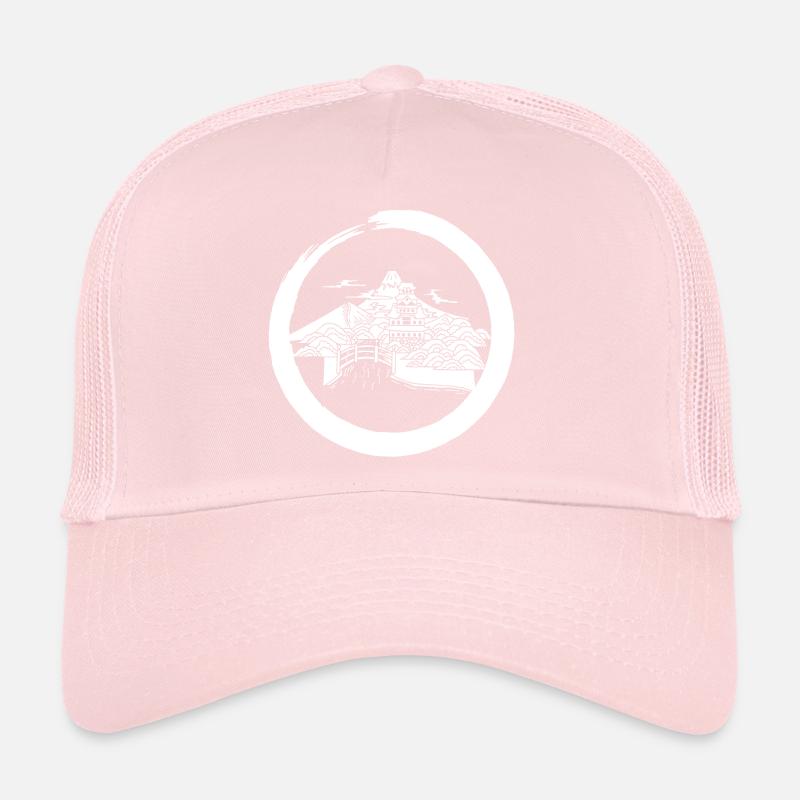 Paysage japonais blanc Casquette trucker 