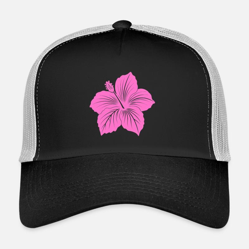 Fleur d’hibiscus Casquette trucker 