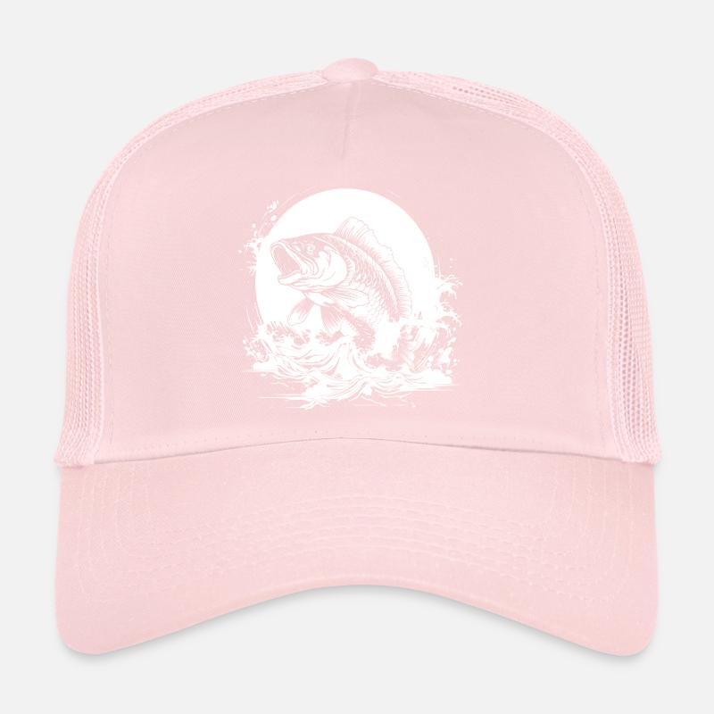 Fishing Drawing Trucker Cap