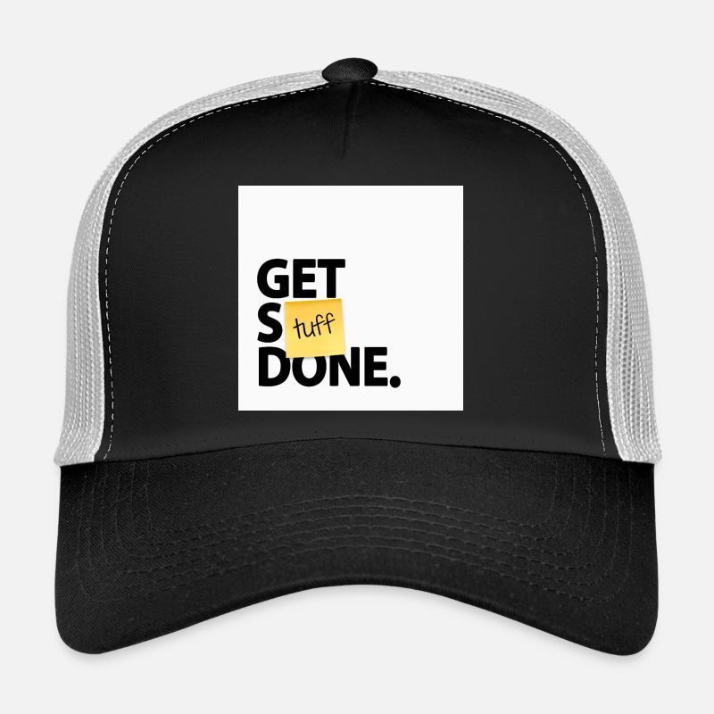 Faire avancer les choses Drôle Conception motivante de bureau Casquette trucker 