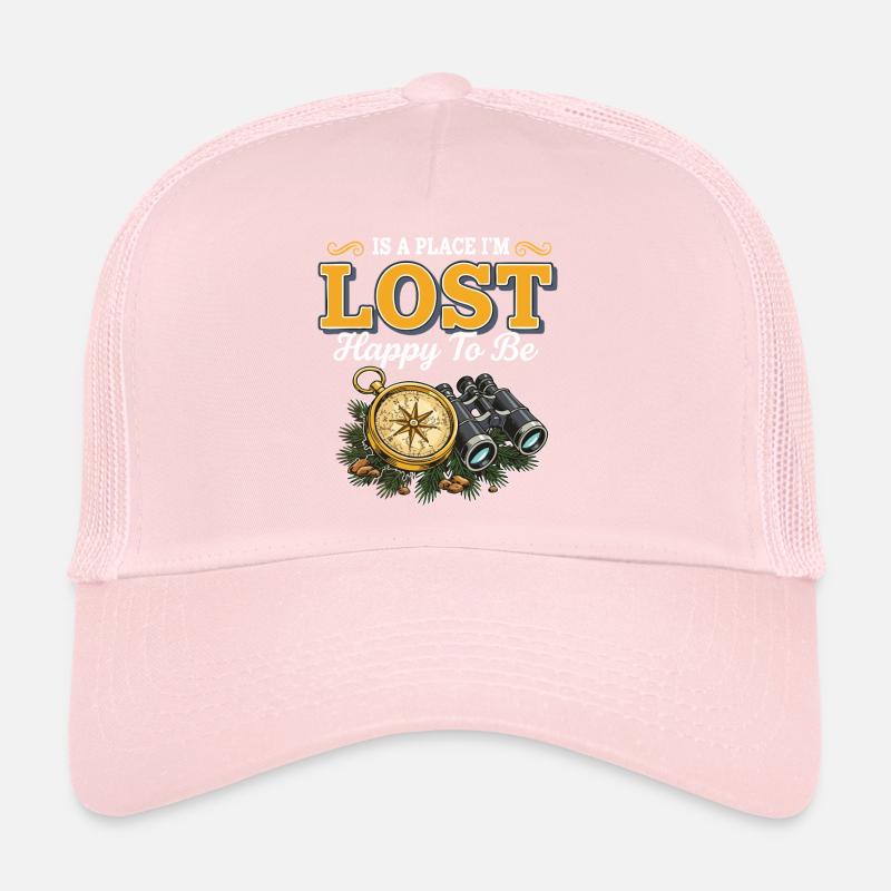 Lost Happy To Be Compass Hike Binoculars Trucker Cap