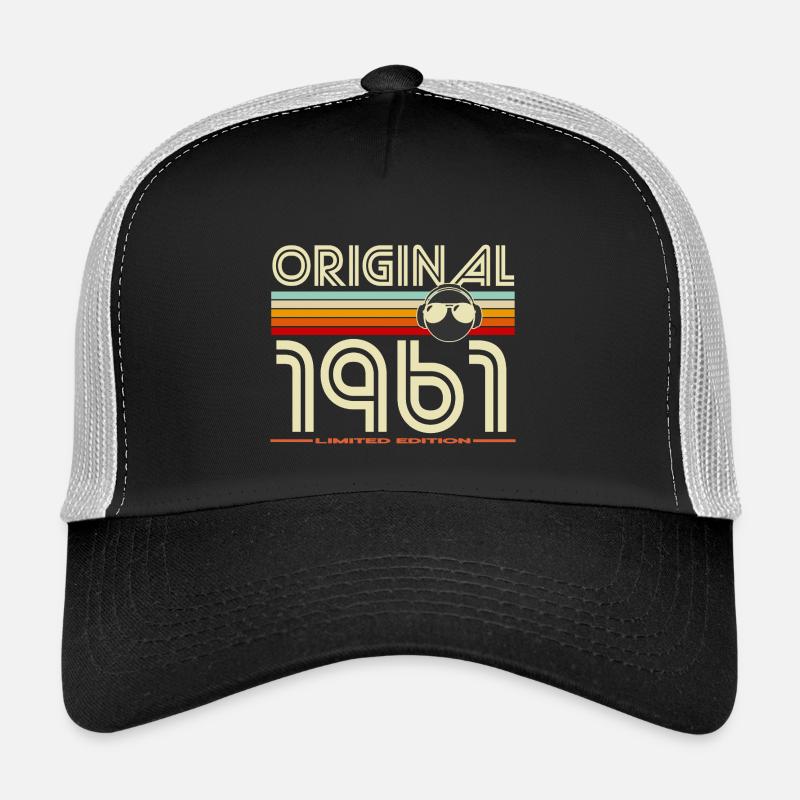 Original 1961 Retro Helmets Tee Trucker Cap