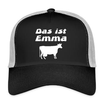 Emma - Trucker Cap - Schwarz/Steingrau - Vorne