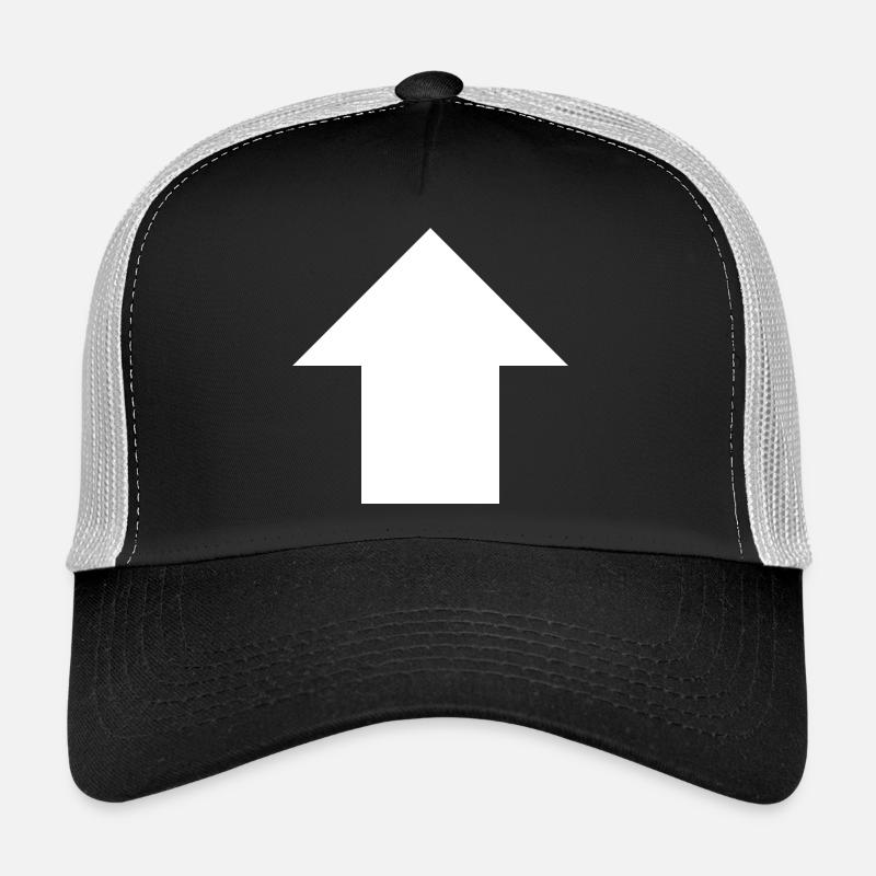 Panneau flèche vers le haut Casquette trucker 