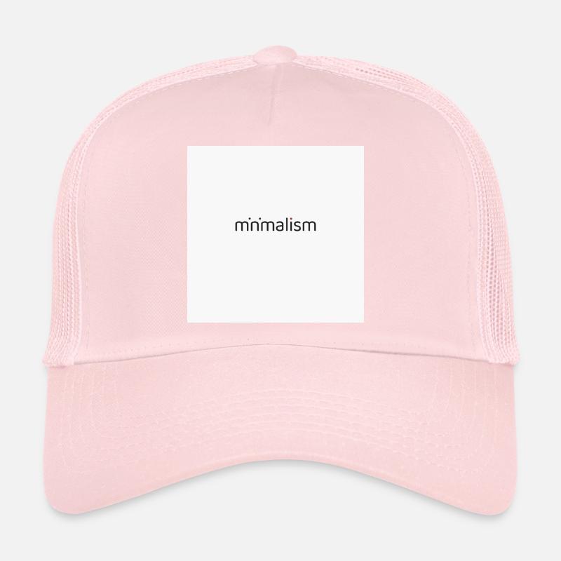 Typographie minimaliste – Conception d’affiche propre Casquette trucker 