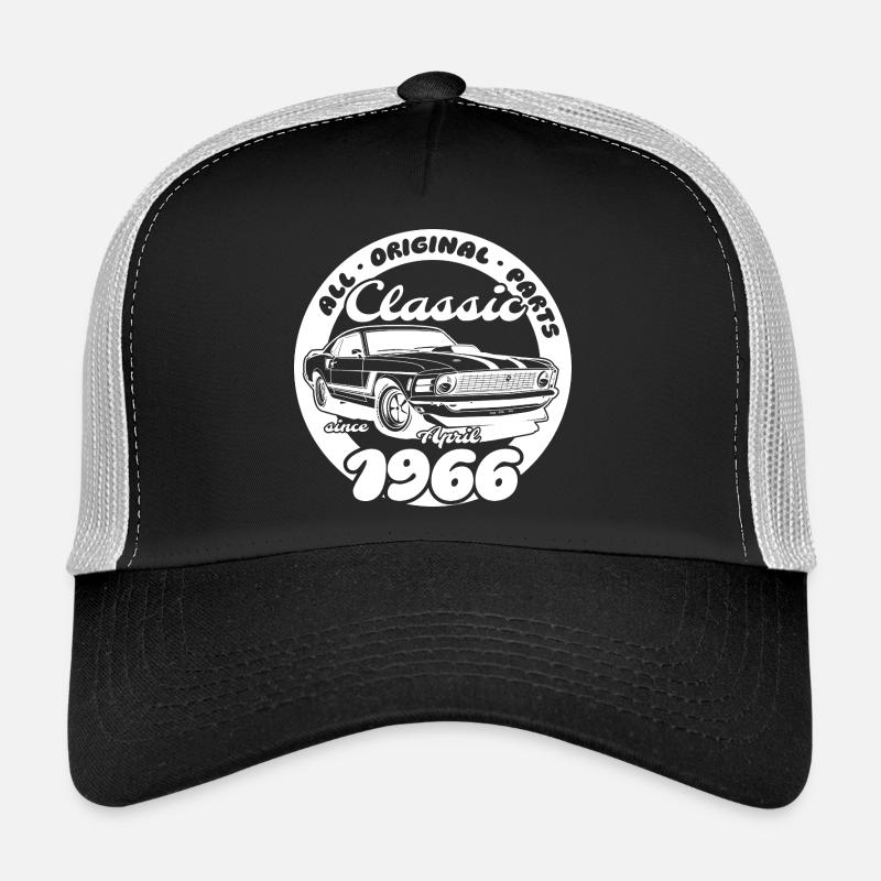60e anniversaire - Muscle Car Classique 04/1966 Casquette trucker 
