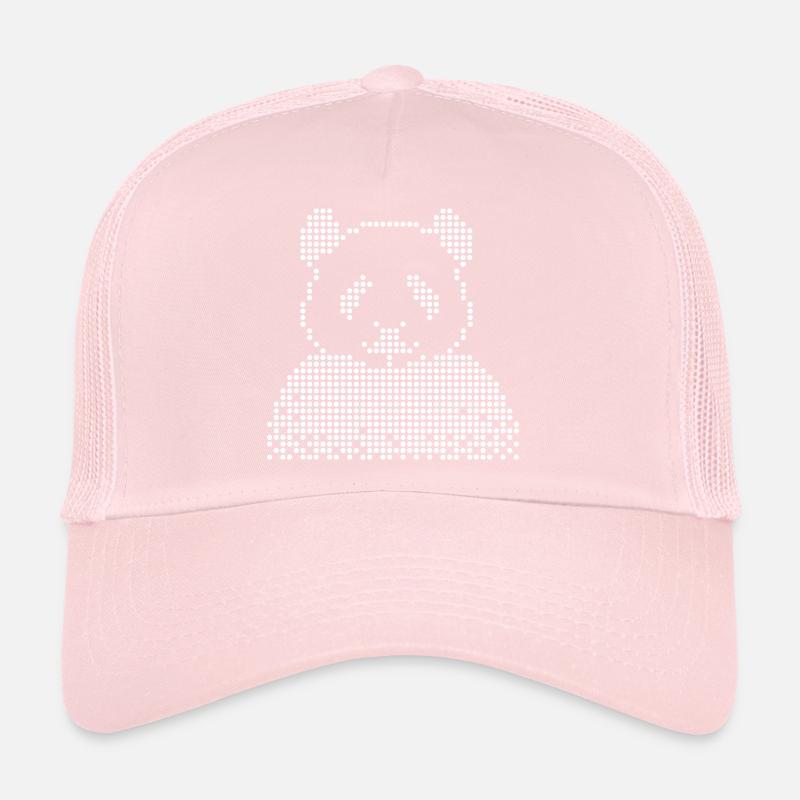 Panda Dot Art Tee Trucker Cap