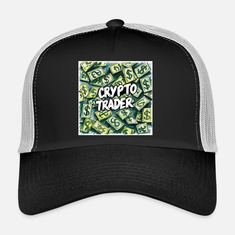 Pluie d’argent pour traders de cryptomonnaies Casquette trucker 