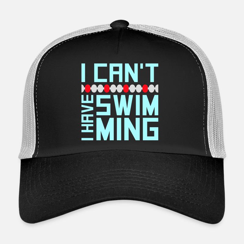 Je ne peux pas, j’ai une excuse de nageur drôle Casquette trucker 