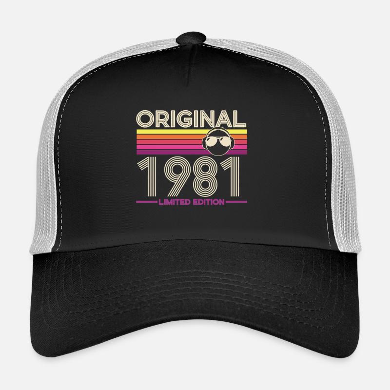 Originale Retro Limited Edition von 1981 Trucker Cap