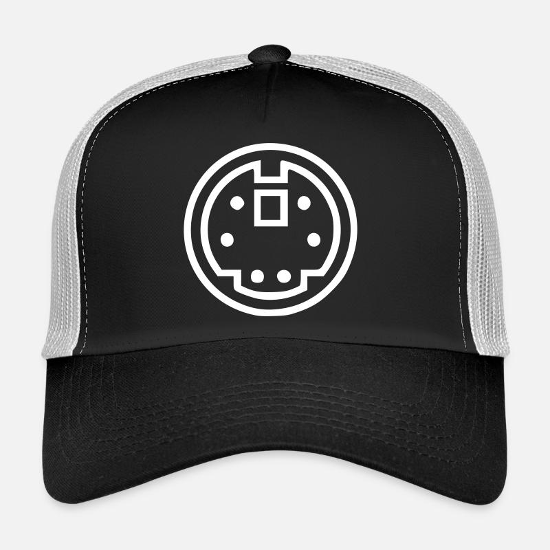 Connecteur ADB - Casquette trucker  - noir/gris pierre