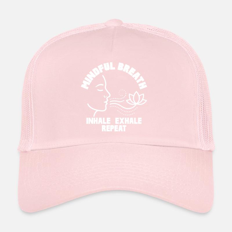 Respiration consciente Pleine conscience Calme Casquette trucker 