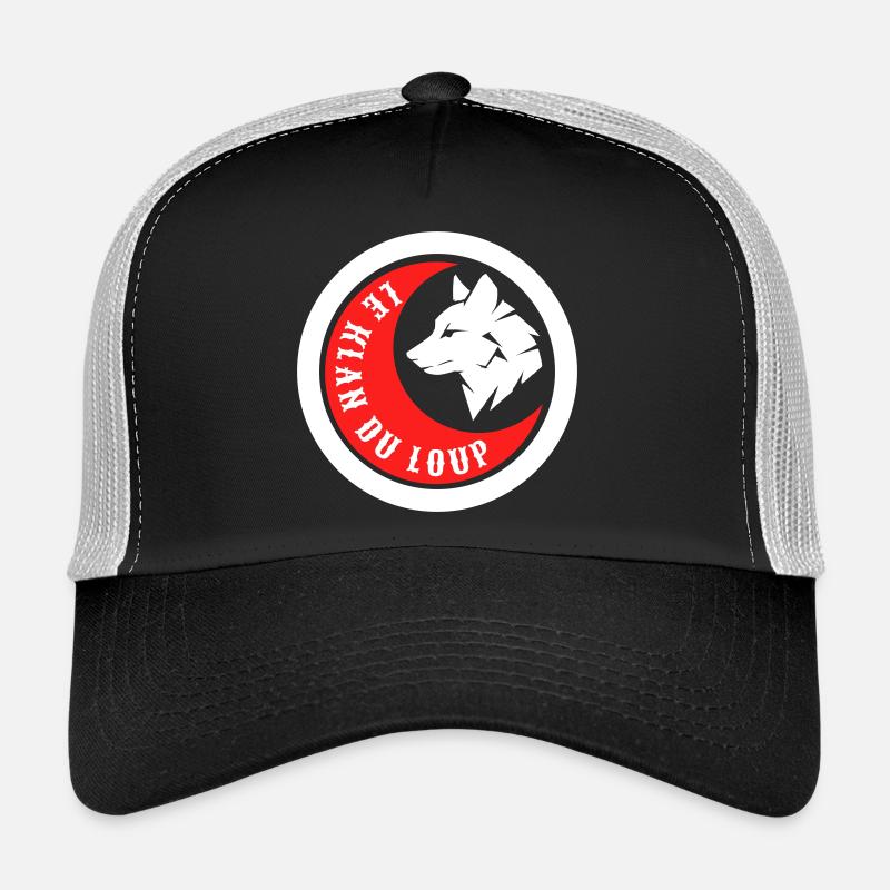 Loup Rouge & Blanc Casquette trucker 