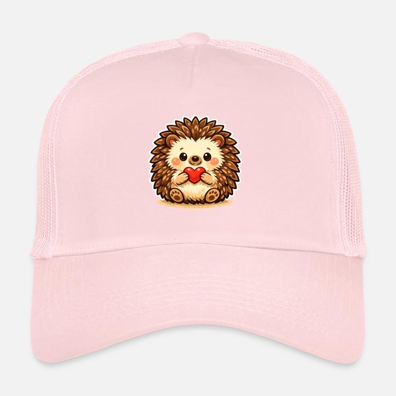 Kuscheliger Igel mit Herz Trucker Cap