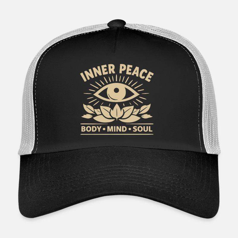 Inner Peace Body Mind Soul Eye Trucker Cap