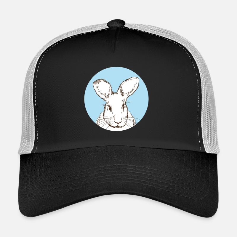 Lapin - Casquette trucker  - noir/gris pierre