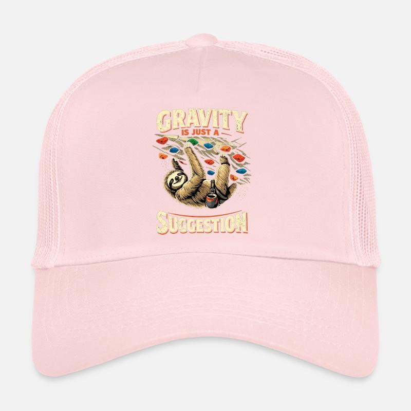 Sloth Bouldering: Gravity Is Just A Suggestion Trucker Cap