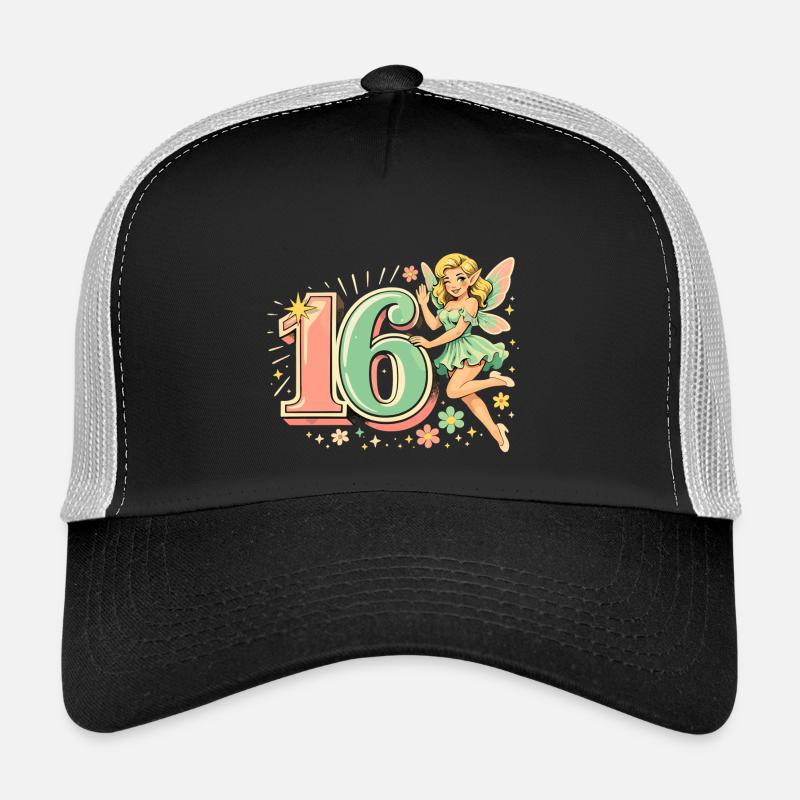 Retro Elfe 16 – Vintage Werbeprint in Pastell Trucker Cap
