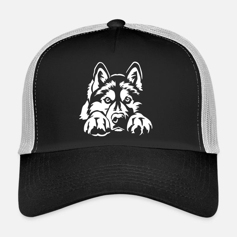 Siberian Husky "Black Edition" Trucker Cap