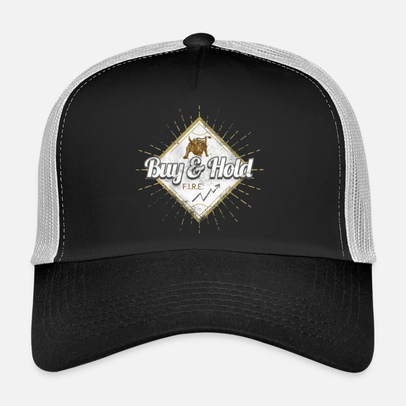 Conception d’achat et de conservation pour investisseur et trader Casquette trucker 