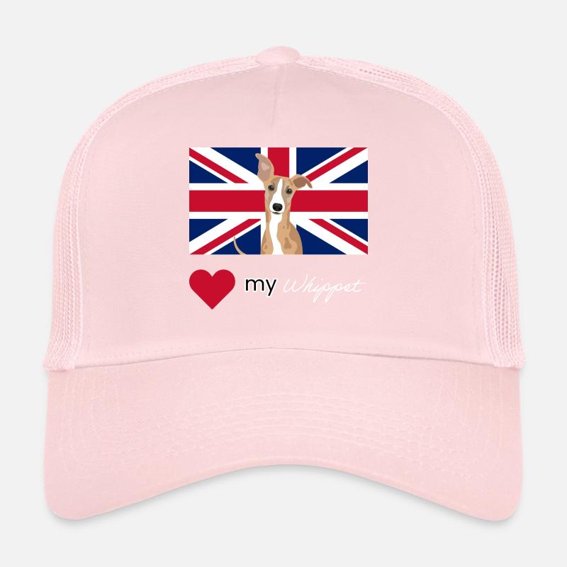 LUVMYWHIPPET (Blanc) Casquette trucker 