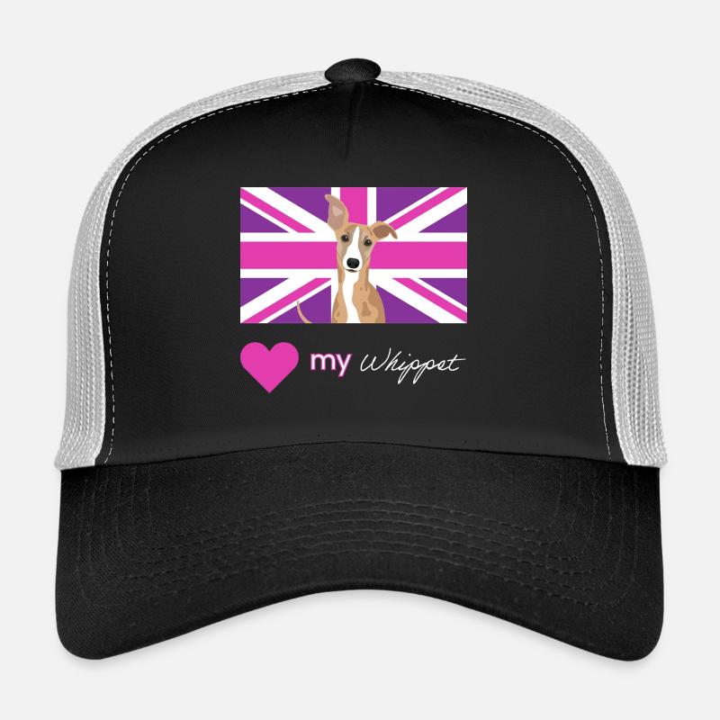 PURPLEWHIPPET (Blanc) Casquette trucker 