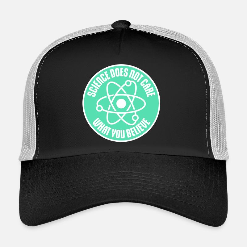 La science se moque de ce que vous croyez Logo des faits Casquette trucker 