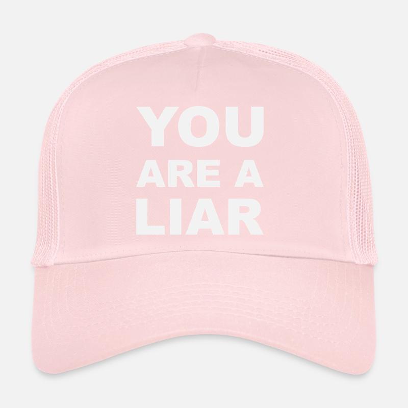 liar Lugner white Trucker Cap