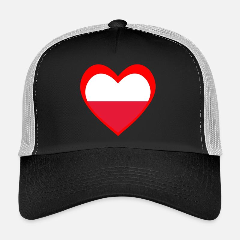 Polska Serce – Miłość do Polski Trucker Cap