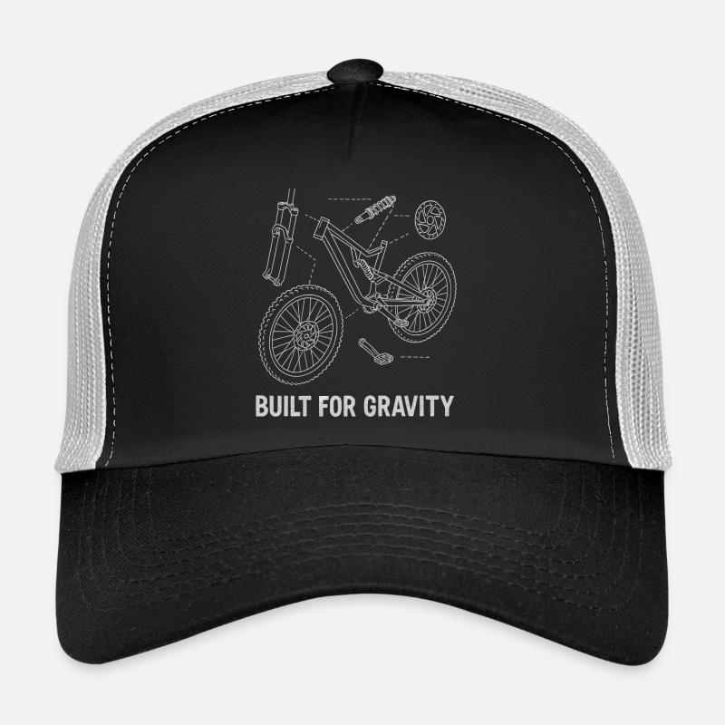 Construit pour la gravité : Dessin explosé de DH-Bike Casquette trucker 